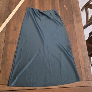 Nasty Gal Teal A-Line Skirt